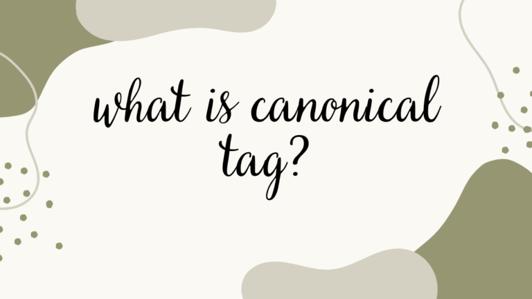 What Is Canonical Tag?
